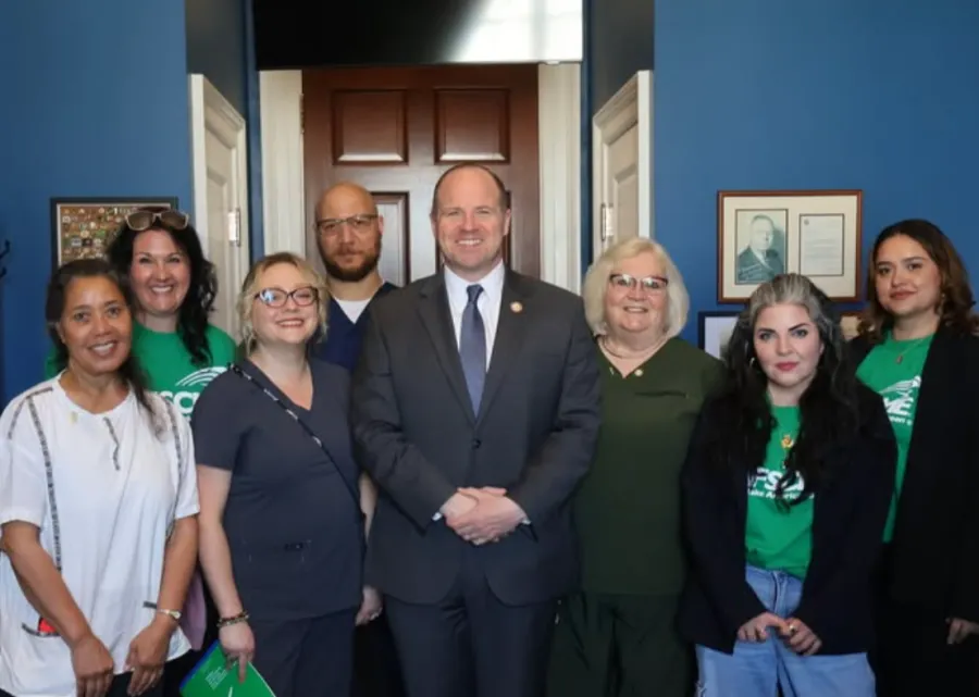 AFSCME Members with New York Congressman Tim Kennedy